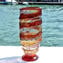 Sbruffi Vase - Ares rot - Geblasenes Glas