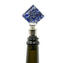Tappo per bottiglia blu in vetro di Murano originale OMG® + Scatola