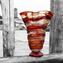 Sbruffi Ulysses rouge - Vase soufflé - Verre de Murano Original OMG