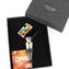 Bouchon de bouteille Black & Mix Millefiori - Original Verre de Murano OMG® + Coffret Cadeau