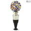 Flaschenverschluss Mix Round - Original Murano Glass OMG® + Geschenkbox