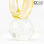 Nudo de amor - Oro - Omg de cristal de Murano original