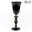 Champagne Flute Set - All Black - Glass Blown