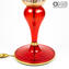 Table Lamp Carnation - Blown Original Murano Glass