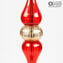 Table Lamp Carnation - Blown Original Murano Glass