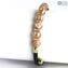 Bracelet Serena - avec Avventurina - Verre de Murano Original OMG