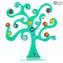 Tree of Life Briefbeschwerer - mit Millefiori - Original Murano Glas
