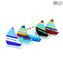 Segelboot - Multicolor - Original Murano Glas