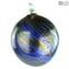 Set of 3 Christmas Balls - Color Mix - Murano Glass Xmas