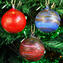Set of 3 Christmas Balls - Color Mix - Murano Glass Xmas
