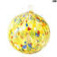黃色聖誕球點幻想 - 特別聖誕節 - 原穆拉諾玻璃 OMG
