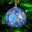 Blue Christmas Ball Dot Fantasy-Special XMAS-Original Murano Glass OMG