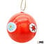 Christmas Ball - Red Millefiori Fantasy - Murano Glass Xmas