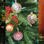 Palla di Natale - Trasparente Murrina Fantasy - Vetro di Murano Originale OMG