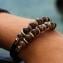 Armband Serena Double - schwarz mit Avventurina - Original Murano Glass OMG