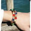 Armband Serena Double - mehrfarbig mit Avventurina - Original Murano Glass OMG