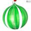 聖誕球-Canes Fantasy GREEN-Murano Glass Xmas