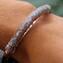 Armband Atena - Hellblaue lange Perlen mit Avventurina - Original Murano Glass OMG