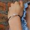 Bracelet Cristal Perla - avec Argent - Verre de Murano Original OMG