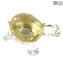 Turtle - Pure Gold 24kt - Original Murano Glas OMG