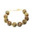 Pulsera Jupiter - Cristal de calcedonia - Cristal de Murano original OMG