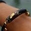 Bracelet Costanza Black - Chalcedony Glass - Original Murano Glass OMG