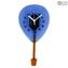 Pêndulo de balão de ar quente - Relógio de parede - vidro Murano OMG