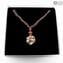 Collier Diana - Rose - Verre de Murano Original OMG