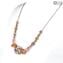 Collier Diana - Rose - Verre de Murano Original OMG