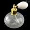 Atomizador de aroma de botella - Filigrana blanca - Vidrio de Murano original OMG