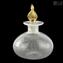 Frasco de perfume com rolha - Filigrana - Original Murano Glass OMG