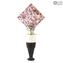 Tapón de botella Rosa - Cristal de Murano original OMG® + Caja de regalo