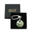 Keychain - Silver or Gold Leaf - Original Murano Glass