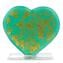 My Love cuore - oro 24 carati - Vetro di Murano originale Omg