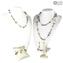 Parure Crystal - Collezione Antica Murrina - vetro di Murano