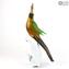 Papagaio Imperial Masculino - Escultura de Vidro - Original Murano Glass Omg