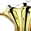 Flower Vase - Amber - Original Murano Glass OMG