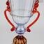 Venetian Goblet Rossetto - King Drinking Glass - Original Murano Glass OMG