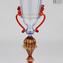 Venetian Goblet Rossetto - King Beber Glass - Original Murano Glass OMG