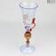 Venetian Goblet Rossetto - King Drinking Glass - Original Murano Glass OMG