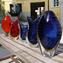 Vase Egg Baleton - Blue Sommerso - Original Murano Glass OMG