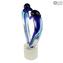 Amanti Blu - Sommeerso - Vetro di Murano Originale OMG