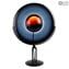 Disc on Stand Table Lamp - Sunrise - Original Murano Glass