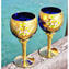 Set of 2 Trefuochi Glasses Blue - You&Me - Original Murano Glass