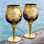 Ensemble de 2 verres Trefuochi violet foncé - You&Me - Verre de Murano original