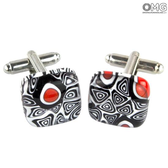 boutons de manchette_black_white_red_original_murano_glass_2.jpg