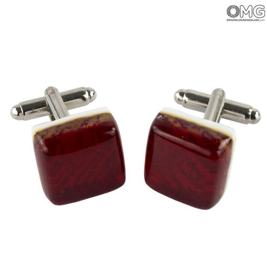 boutons de manchette_tiger_red_original_murano_glass_2.jpg