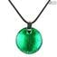 Pendant - Verde Silver - Orignal Murano Glass OMG