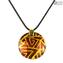 Pendant - Amber - Orignal Murano Glass OMG