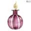 Frasco de perfume - Violet Canes - Original Murano Glass